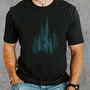 Forest Graphic Tee – Nature Inspired Casual T-Shirt